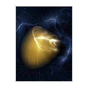Artwork Of Laniakea Supercluster Poster by Mark Garlick